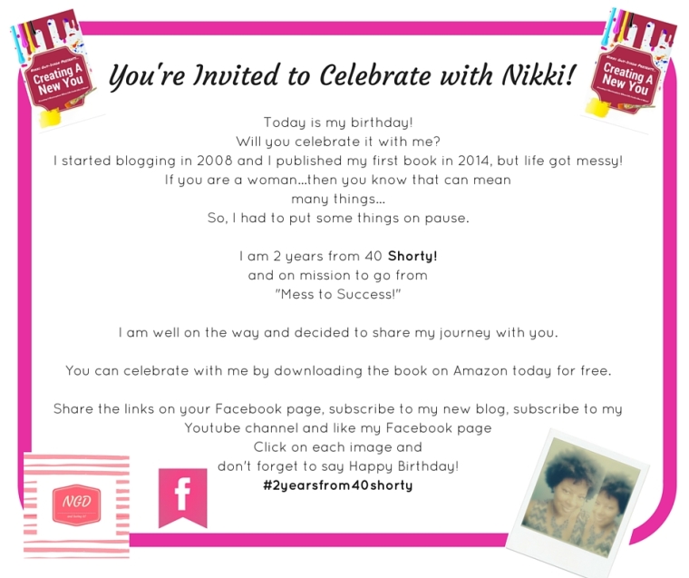 You're Invited to Celebrate with Nikki